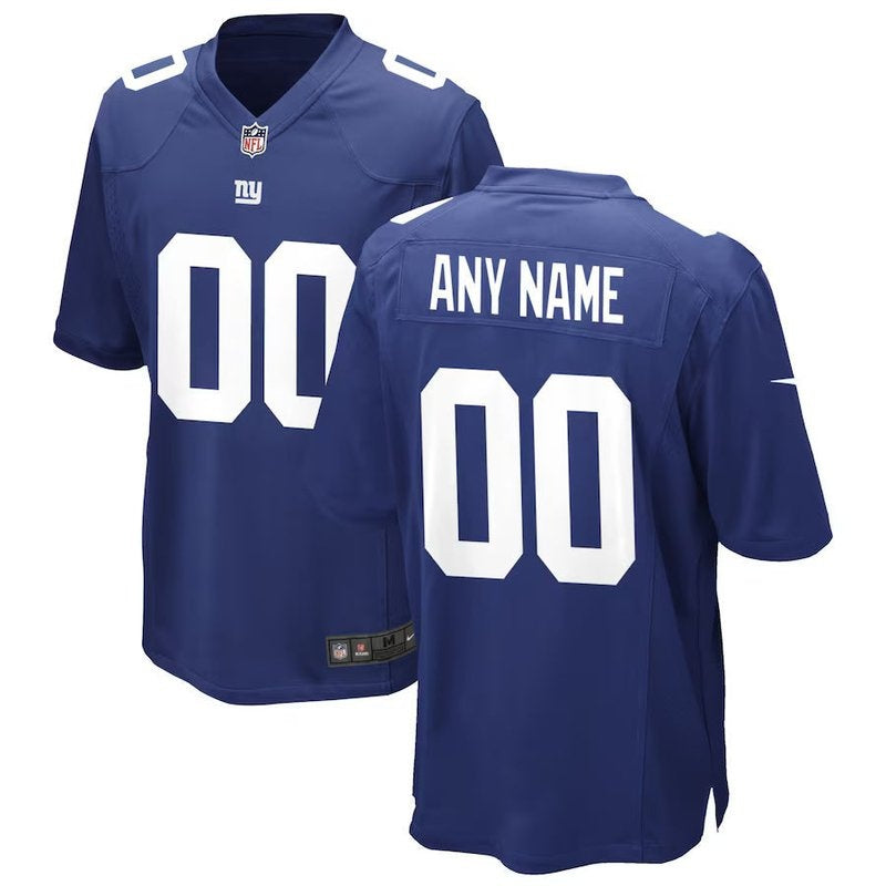 New York Giants - Royal Personalizada NFL Game Camisa
