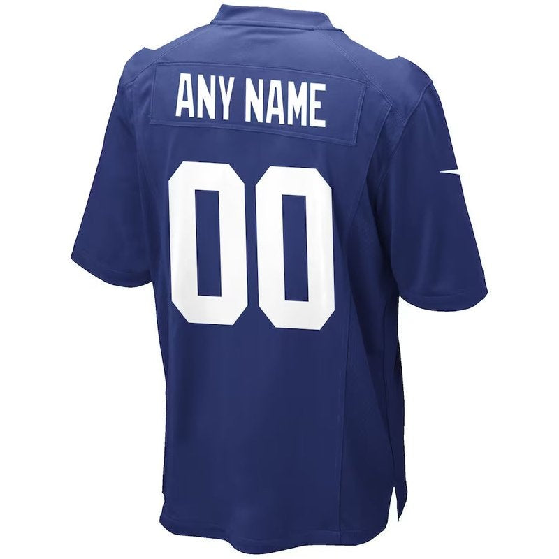 New York Giants - Royal Personalizada NFL Game Camisa