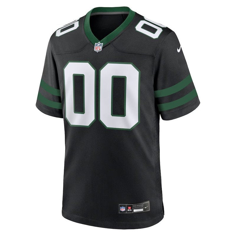 New York Jets - Legacy Alternate Personalizada NFL Game Camisa - Preta