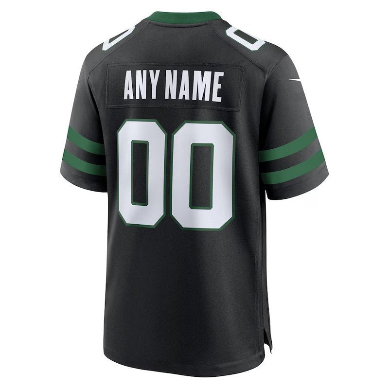 New York Jets - Legacy Alternate Personalizada NFL Game Camisa - Preta