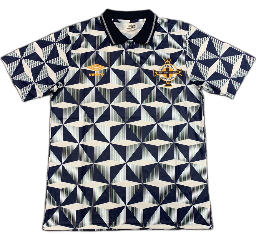 Northern Ireland 90/93 II Away Camisa - Versão Retrô