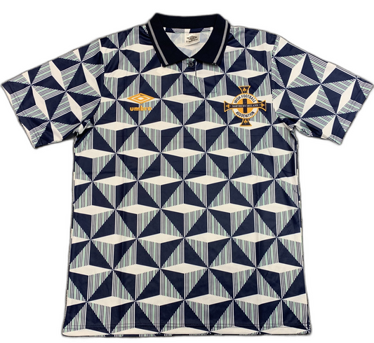 Northern Ireland 90/93 II Away Camisa - Versão Retrô
