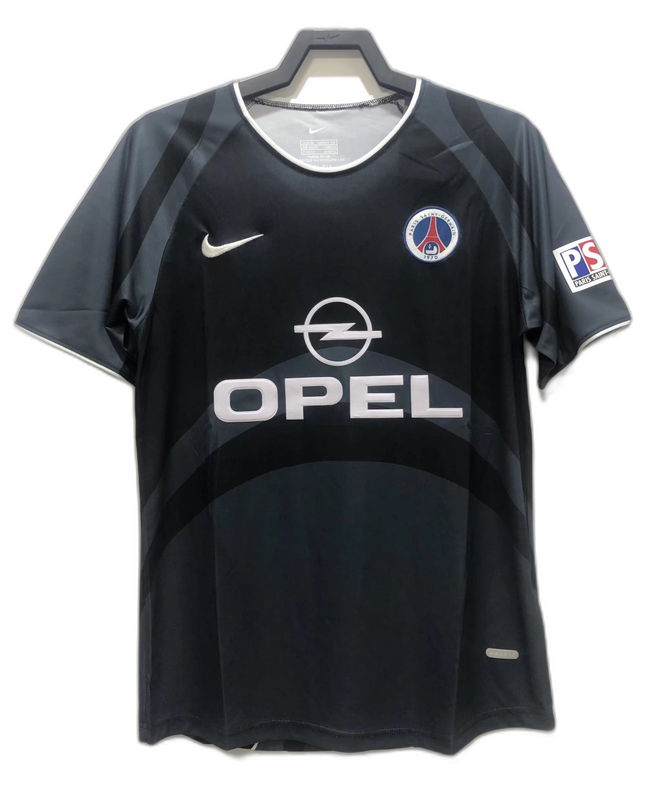 Paris Saint-Germain (PSG) 2001 Black Jersey - Retro Version