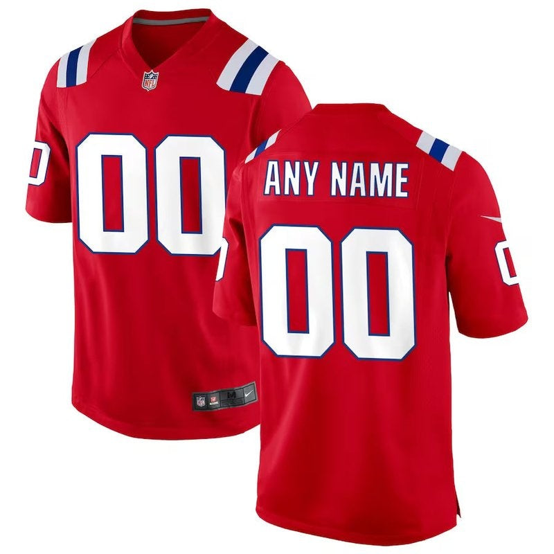 Patriots - Alternate Personalizada NFL Camisa - Vermelha