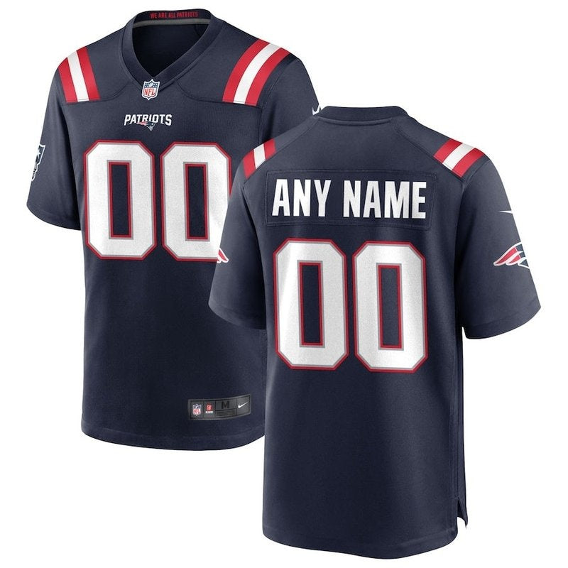Patriots - Personalizada NFL Game Camisa - Navy