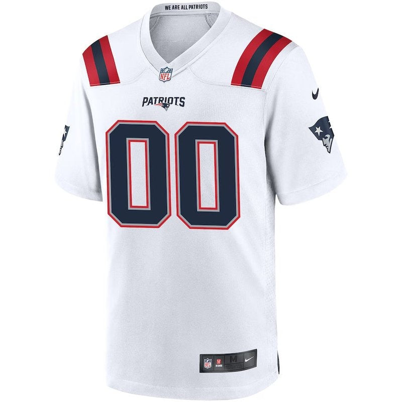 Patriots - Personalizada NFL Game Camisa - Branca