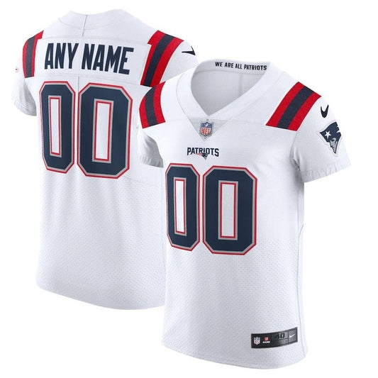 Patriots - Personalizada NFL Camisa - Branca