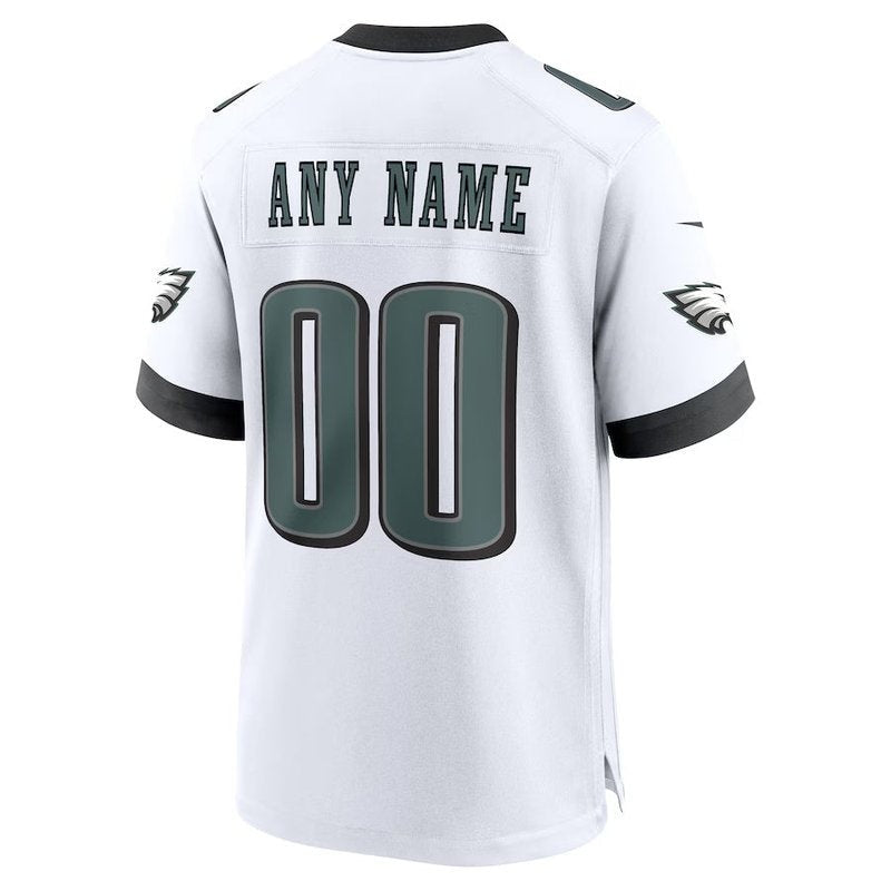 Philadelphia Eagles - Personalizada NFL Game Camisa - Branca