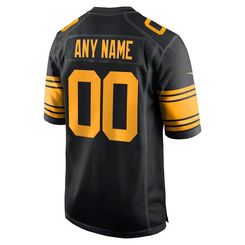 Pittsburgh Steelers - Alternate Personalizada NFL Game Camisa - Preta