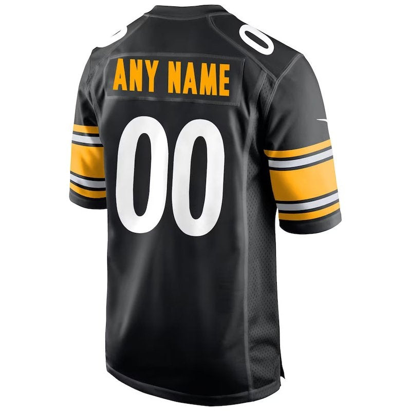 Pittsburgh Steelers - Personalizada NFL Game Camisa - Preta