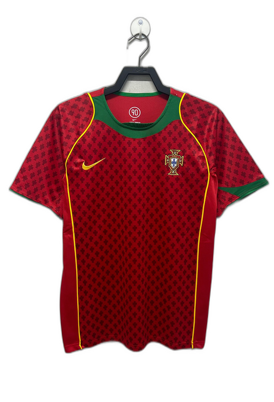 Portugal 2004 I Home Camisa - Versão Retrô