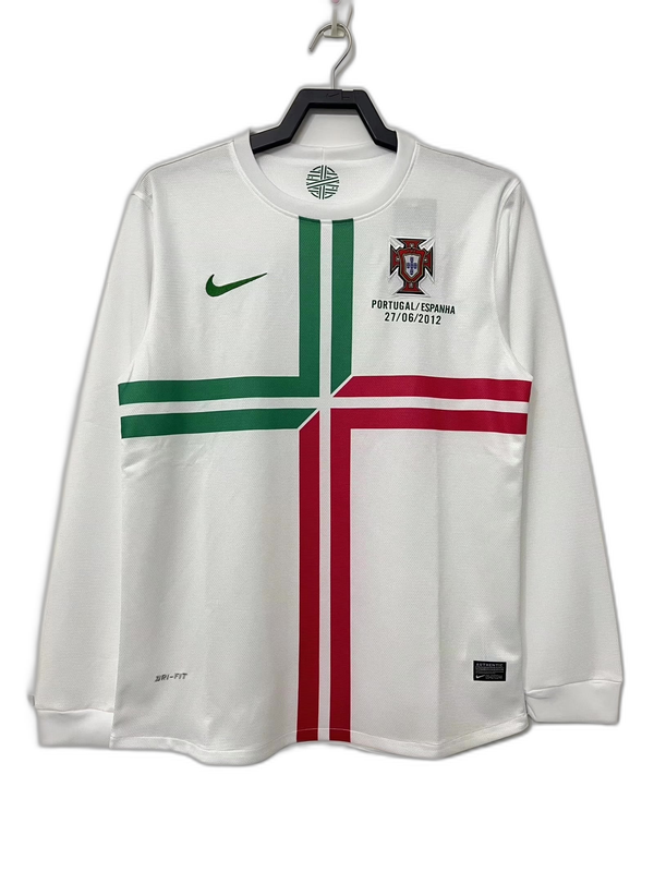 Portugal 2012 II Away Camisa - Manga Longa Versão Retrô
