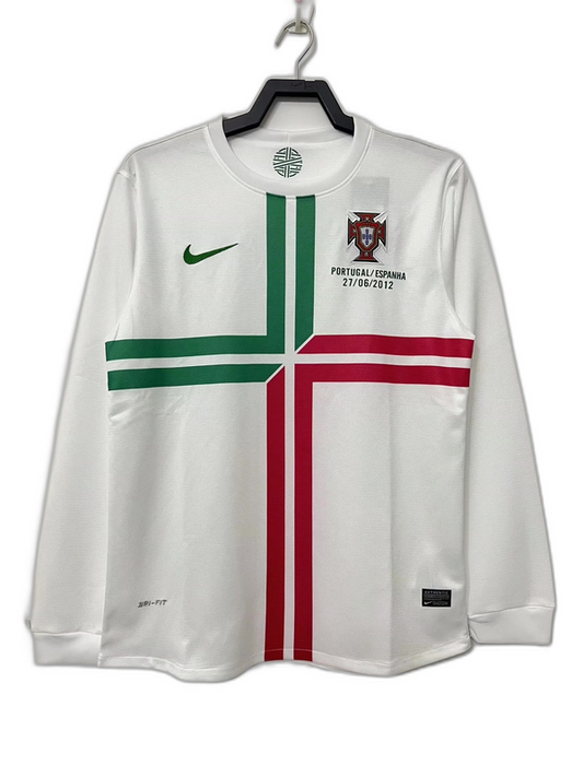Portugal 2012 II Away Camisa - Manga Longa Versão Retrô