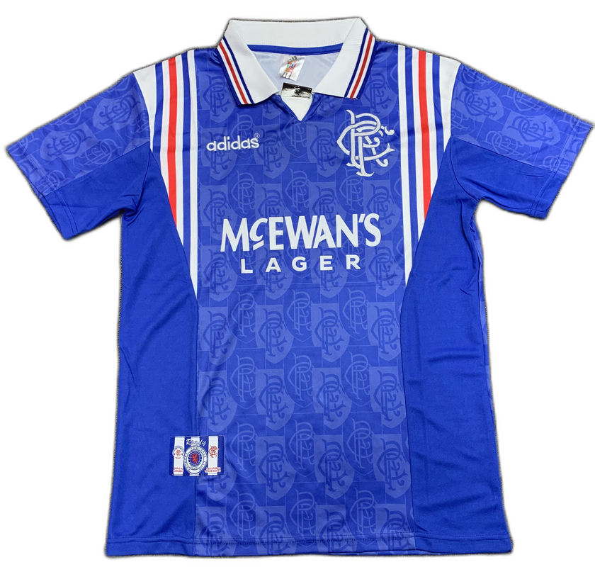 Rangers FC 96/97 I Home Camisa - Versão Retrô