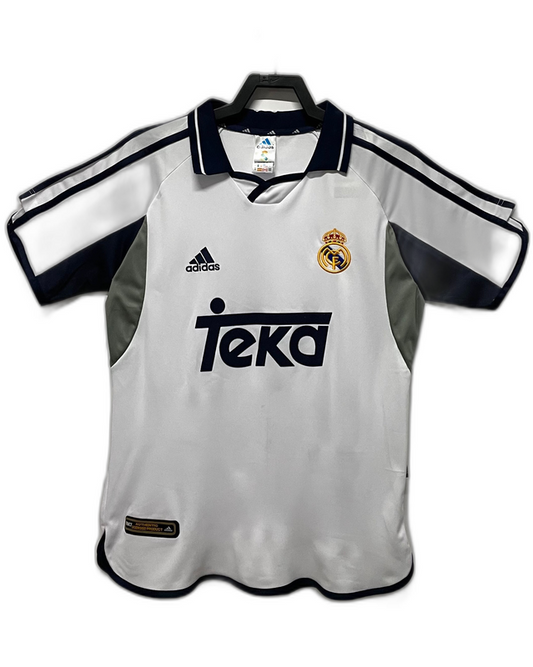 Real Madrid 00/01 I Home Camisa - Versão Retrô