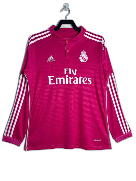 Real Madrid 14/15 II Away Camisa - Manga Longa Versão Retrô