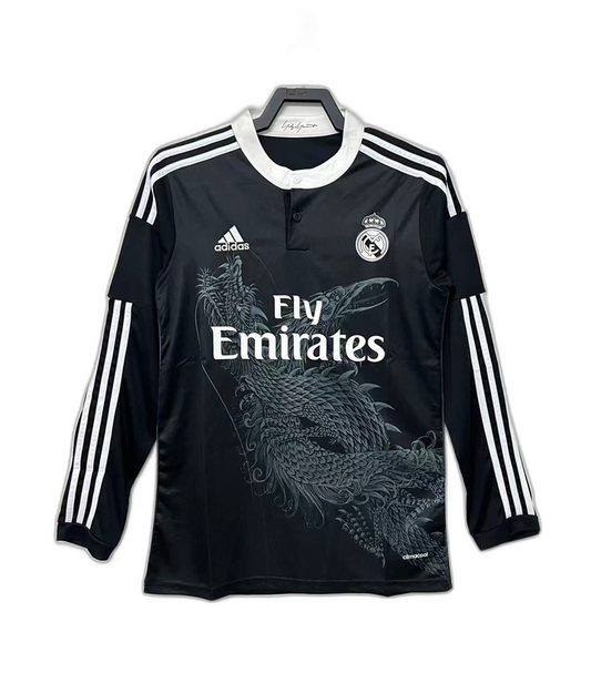 Real Madrid 14/15 III Third Camisa - Manga Longa Versão Retrô