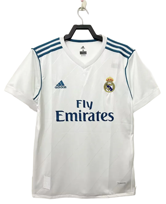 Real Madrid 17/18 I Home Camisa - Versão Retrô