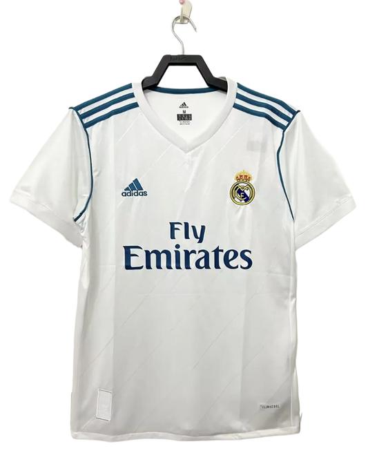 Real Madrid 17/18 I Home Camisa - Versão Retrô