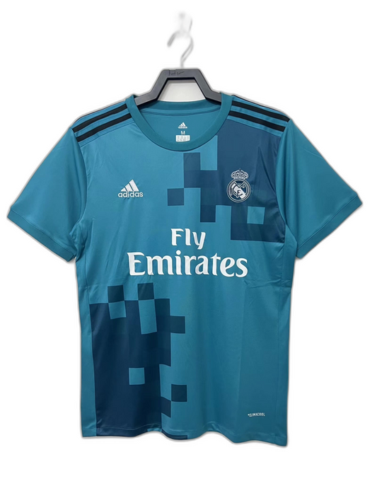 Real Madrid 17/18 III Third Camisa - Versão Retrô