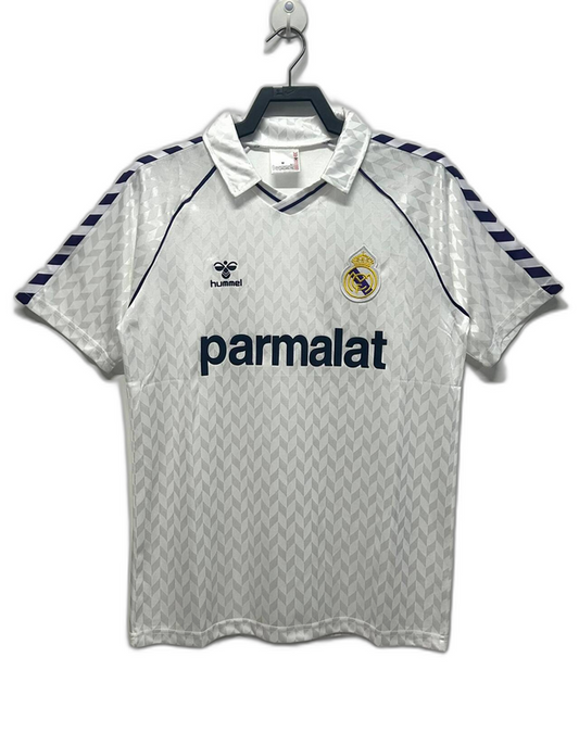 Real Madrid 86/87 I Home Camisa - Versão Retrô