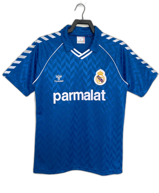 Real Madrid 86/87 II Away Camisa - Versão Retrô
