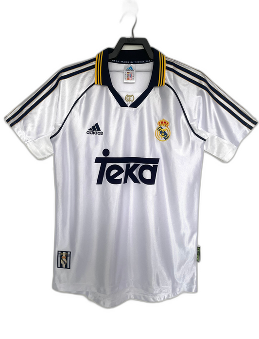 Real Madrid 98/00 I Home Camisa - Versão Retrô