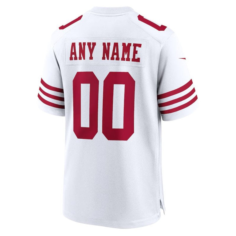 San Francisco 49ers - Personalizada NFL Game Camisa - Branca