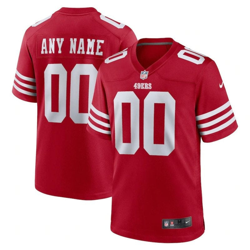 San Francisco 49ers - Scarlet Personalizada NFL Camisa