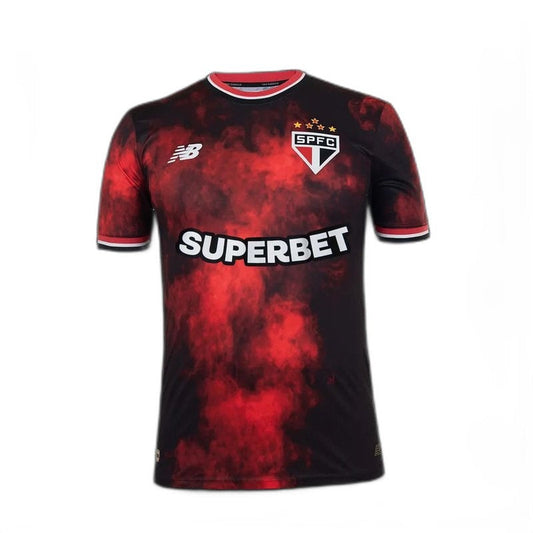 Sao Paulo 24/25 Comemorativa Preta Camisa - Versão Jogador