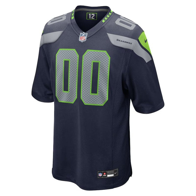 Seattle Seahawks - College Personalizada NFL Game Camisa - Navy