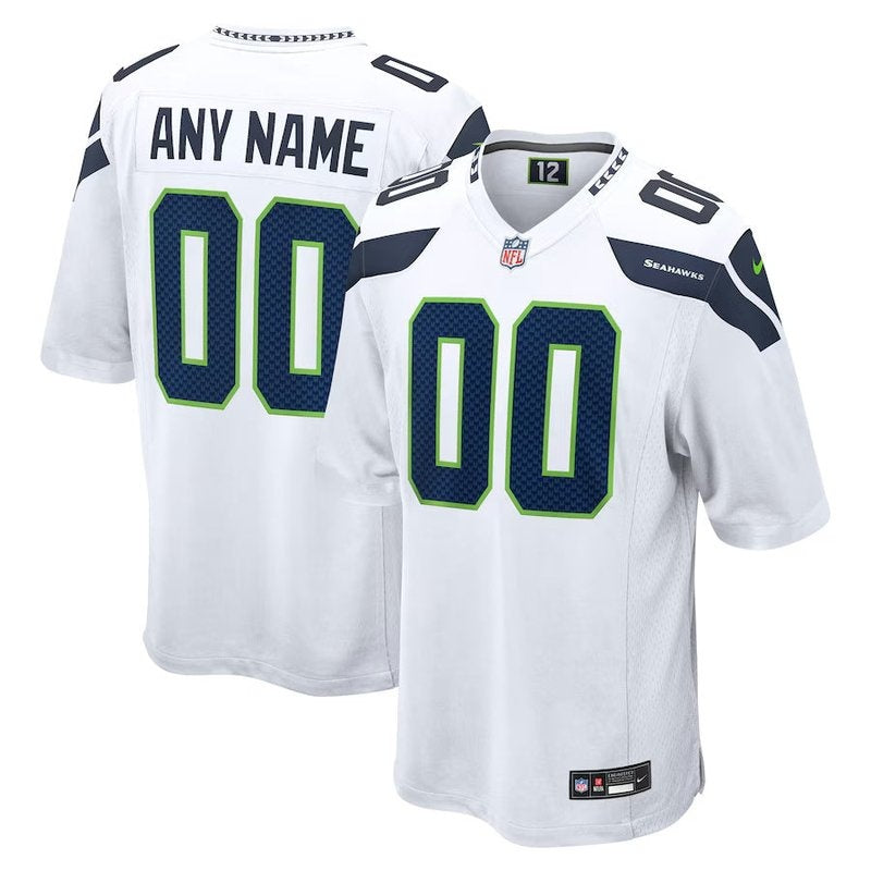 Seattle Seahawks - Personalizada NFL Game Camisa - Branca