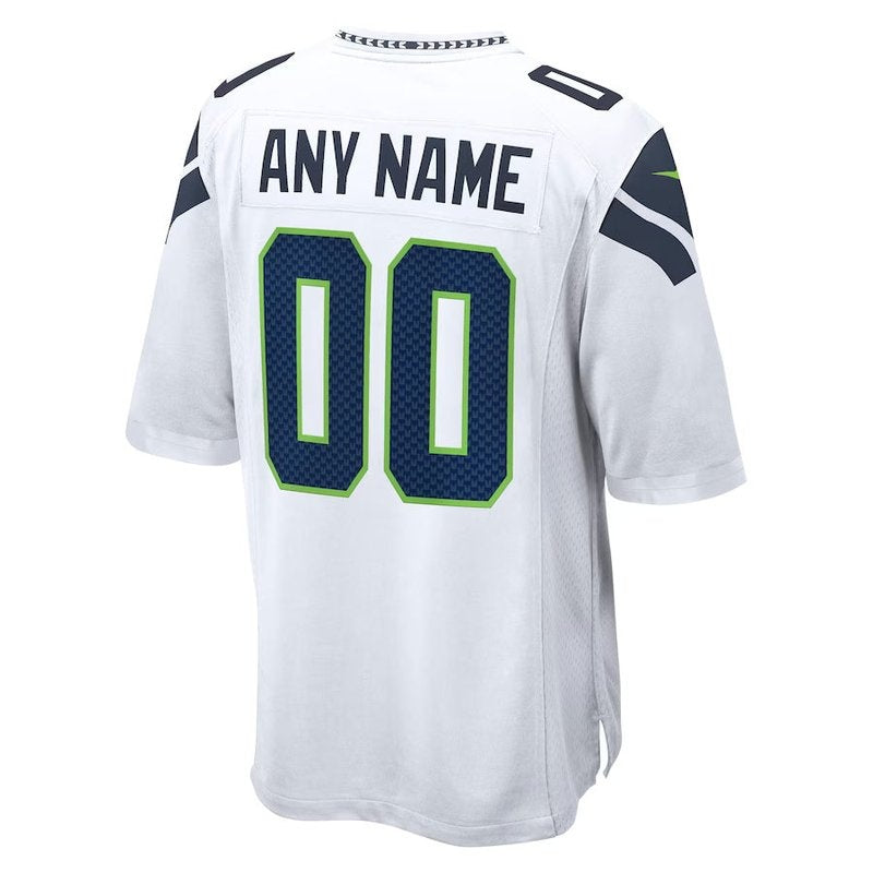 Seattle Seahawks - Personalizada NFL Game Camisa - Branca