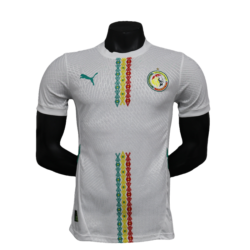 Senegal 25/26 Branca Camisa - Versão Jogador