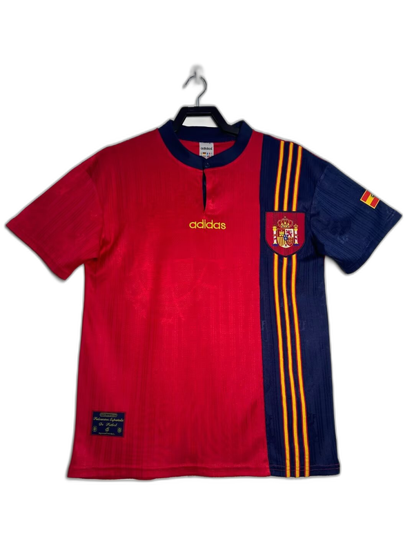 Spain 1996 I Home Camisa - Versão Retrô