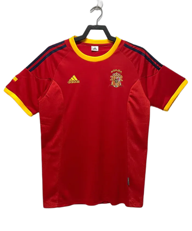 Spain 2002 I Home Camisa - Versão Retrô