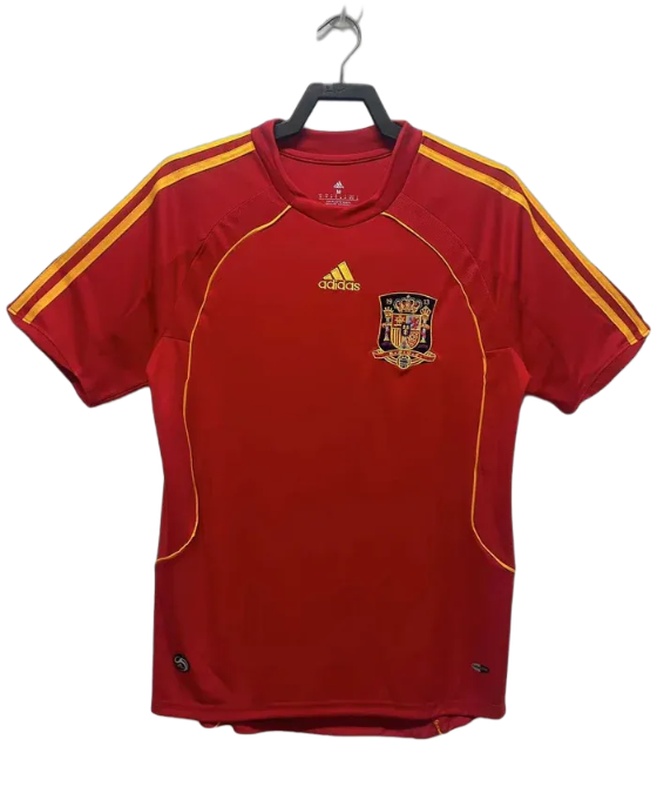 Spain 2008 I Home Camisa - Versão Retrô