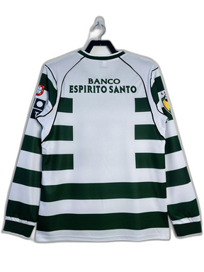 Sporting Lisbon 01/03 I Home Jersey - Long Sleeve Retro Version