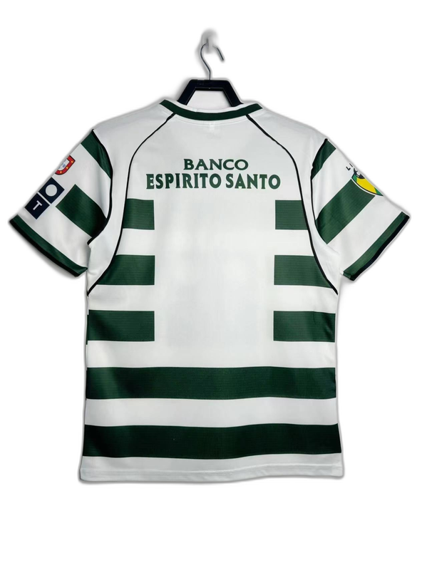 Sporting Lisbon 01/03 I Home Camisa - Versão Retrô