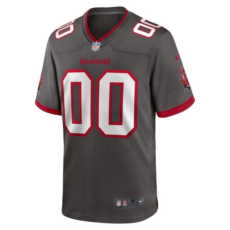 Tampa Bay Buccaneers - Pewter Alternate Personalizada NFL Game Camisa