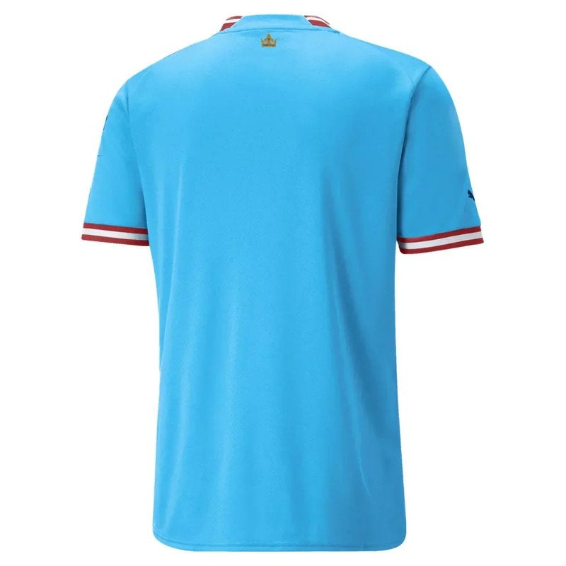 Treble Winners Manchester City 2023 Comemorativa Camisa - Versão Torcedor