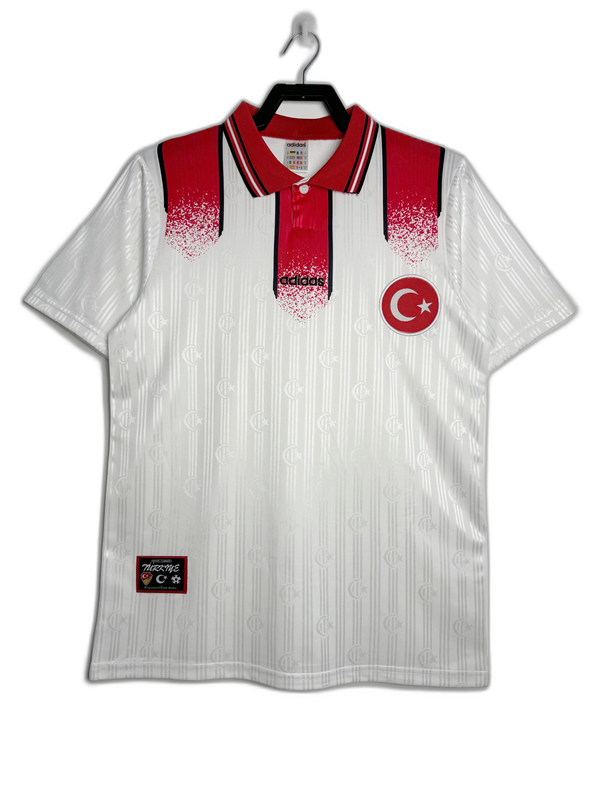 Turkiye 1996 II Away Camisa - Versão Retrô