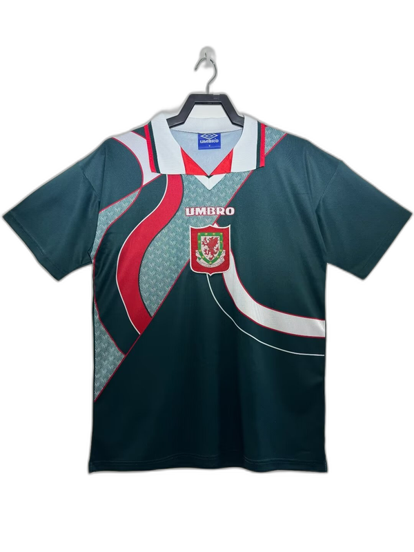 Wales 94/95 II Away Camisa - Versão Retrô