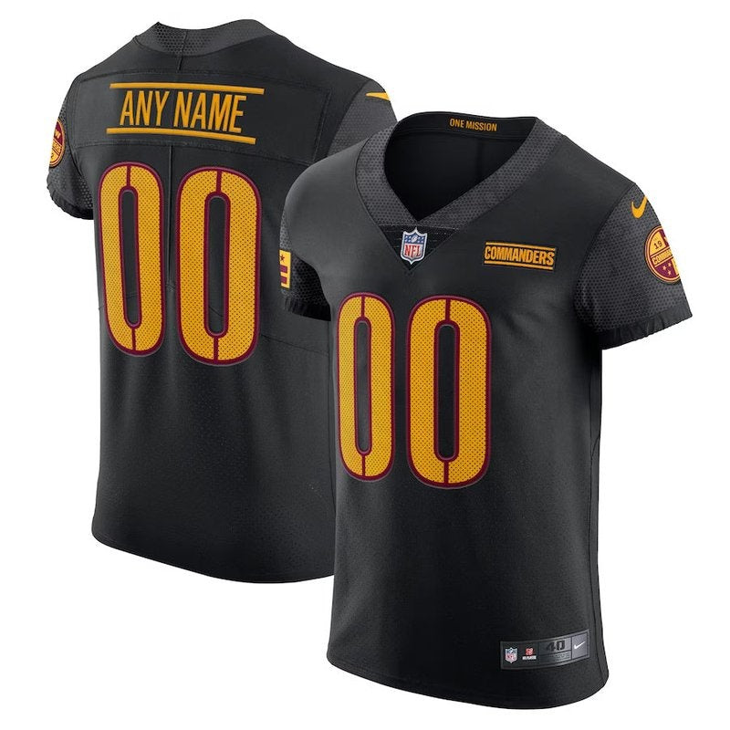 Washington Commanders - Personalizada Alternate NFL Camisa - Preta