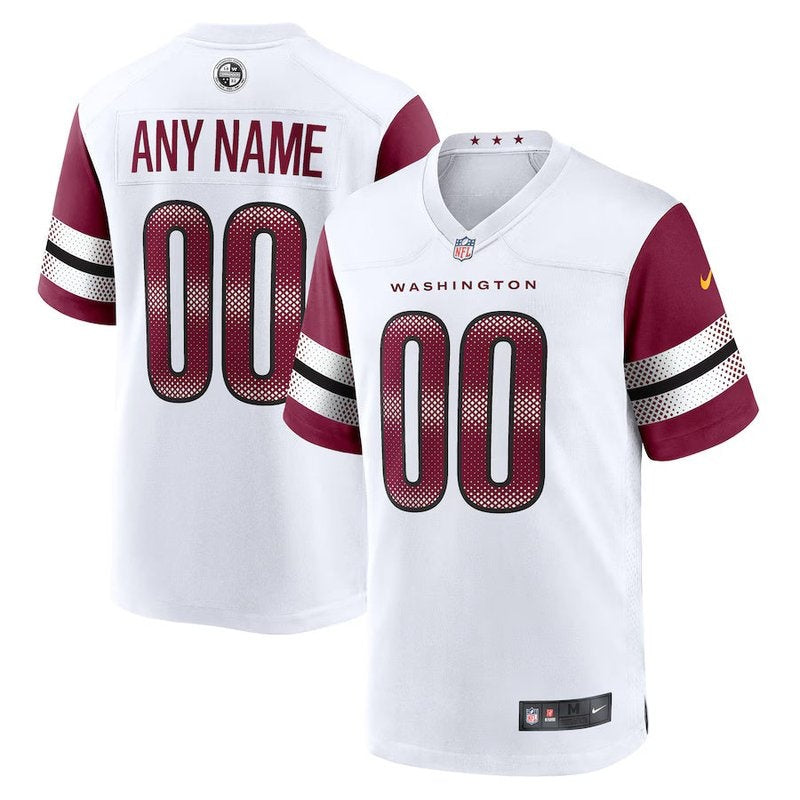 Washington Commanders - Personalizada NFL Game Camisa - Branca