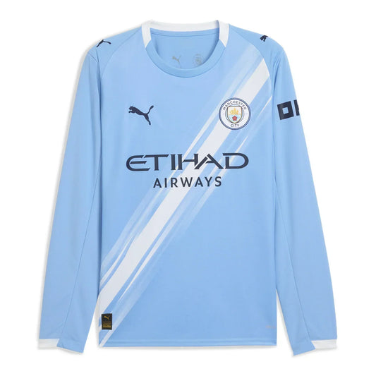 Manchester City 25/26 I Home Camisa - Manga Longa