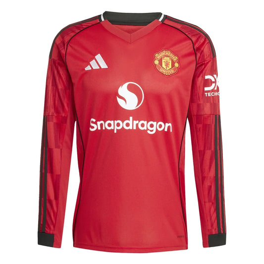 Manchester United 25/26 I Home Camisa - Manga Longa