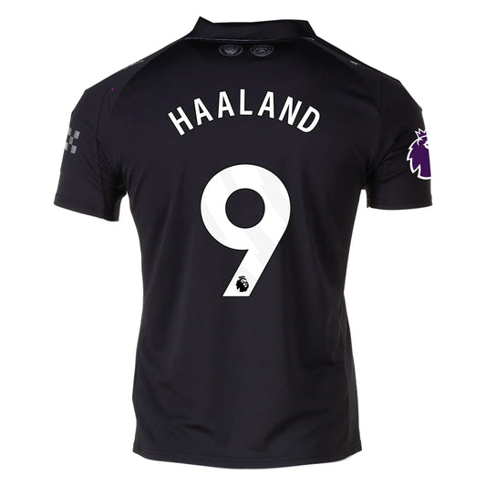 Erling Haaland - Manchester City 25/26 II Away Camisa - Versão Torcedor