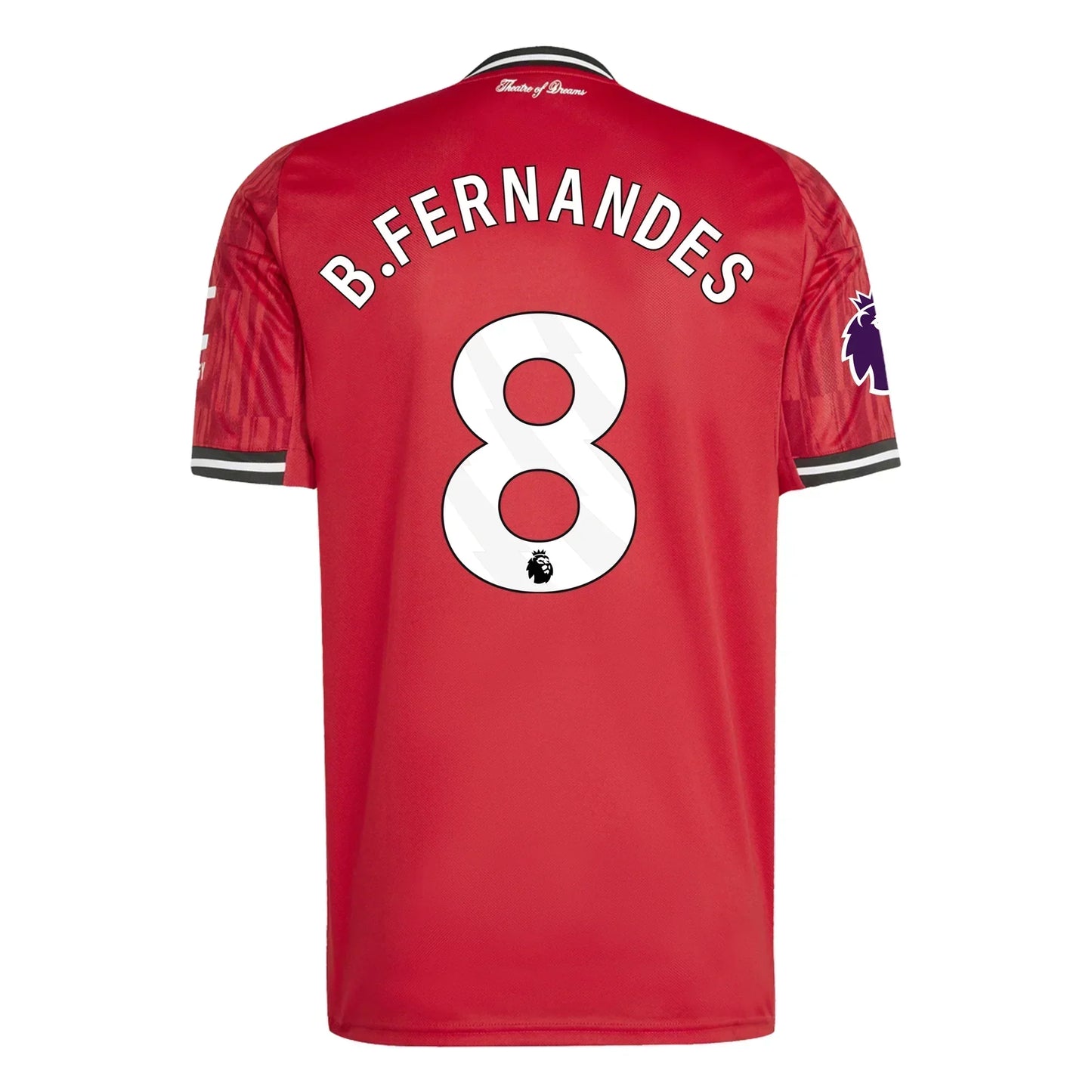 B. Fernandes - Manchester United 25/26 I Home Camisa - Versão Torcedor