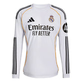 Real Madrid 25/26 I Home Jersey - Long Sleeve